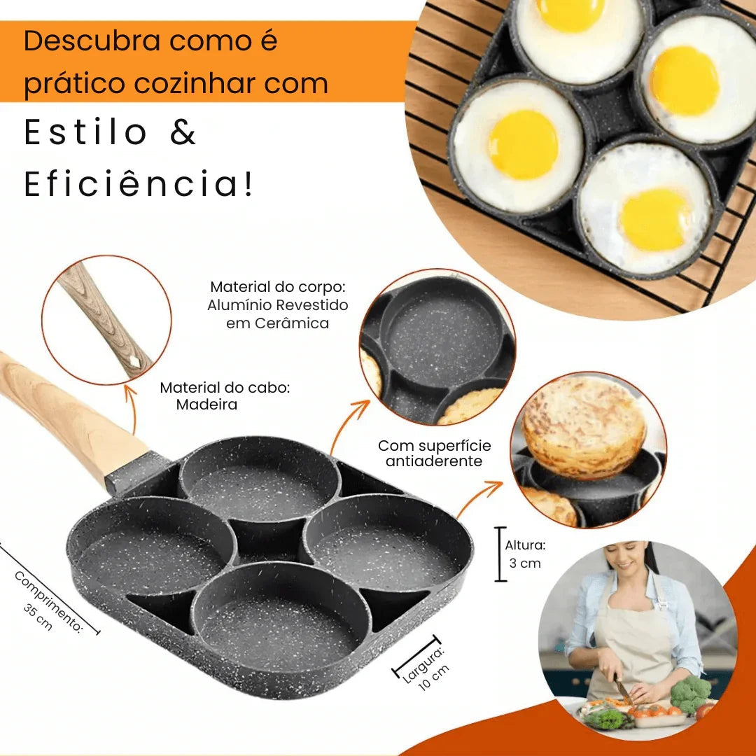 Frigideira Antiaderente 4 em 1