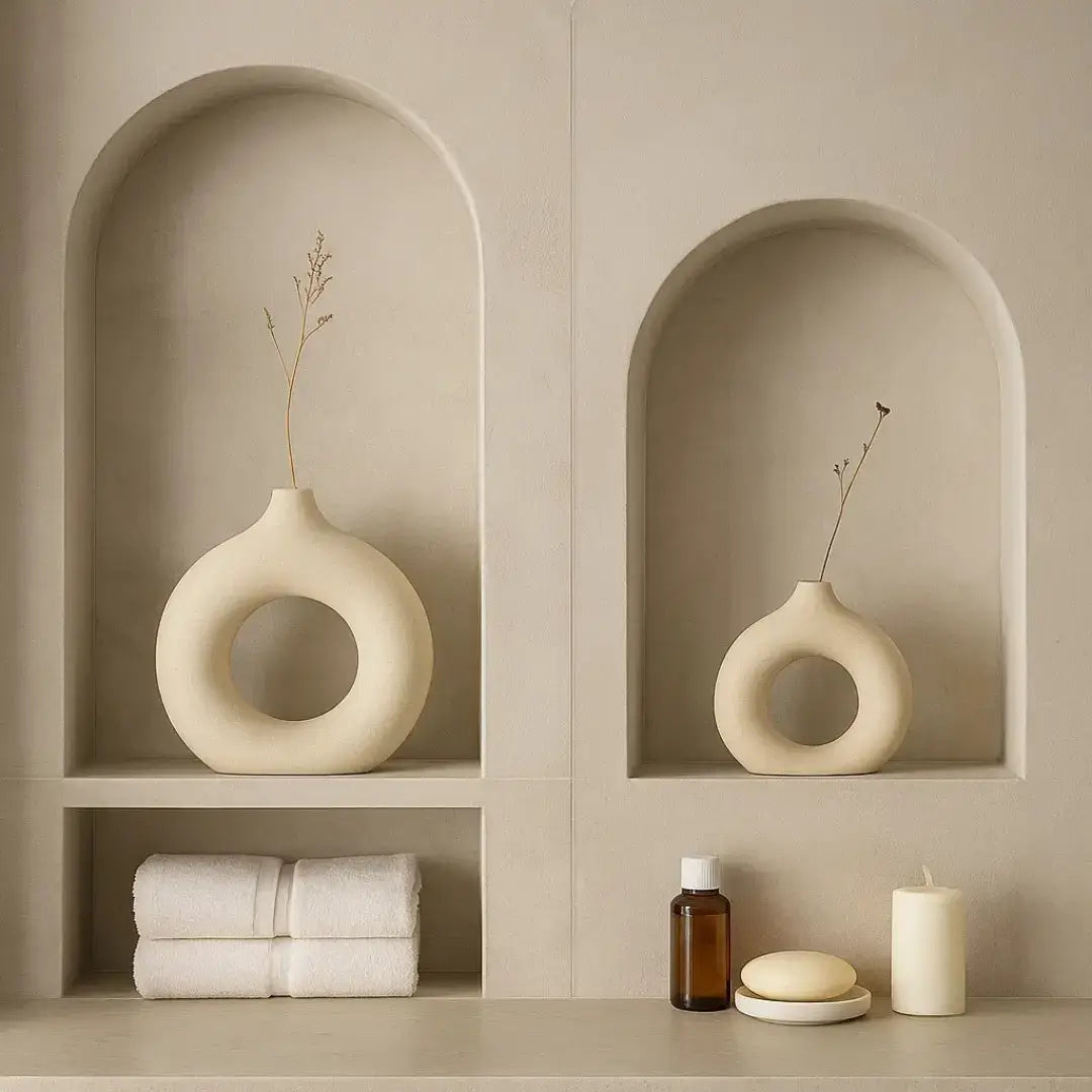 Kit 2 Vasos Redondos Donut