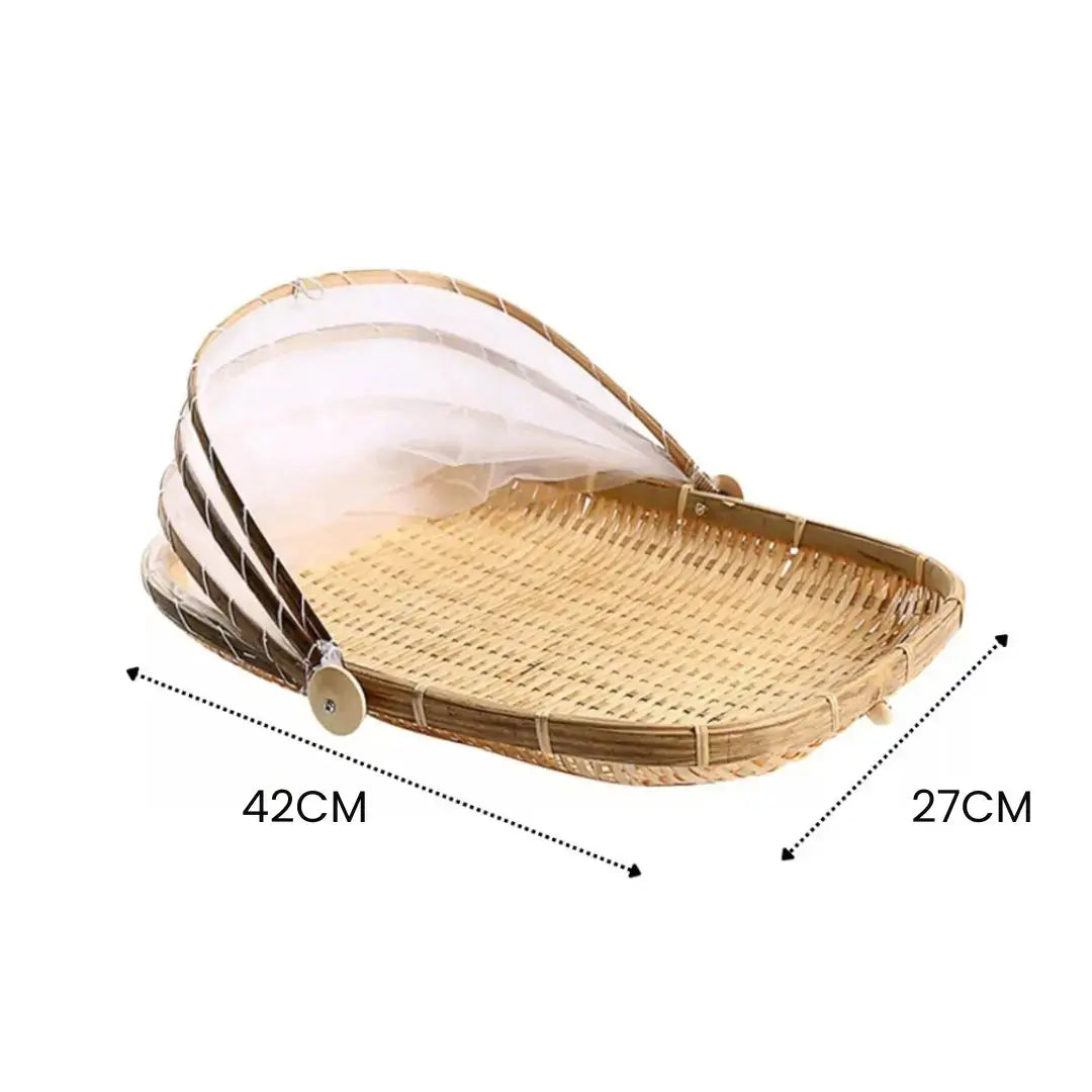 Cesto Porta Pães de Bambu