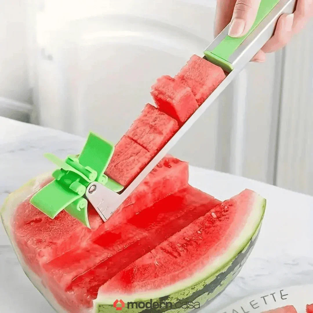 Fatiador E Cortador De Melancia Em Cubos Inox