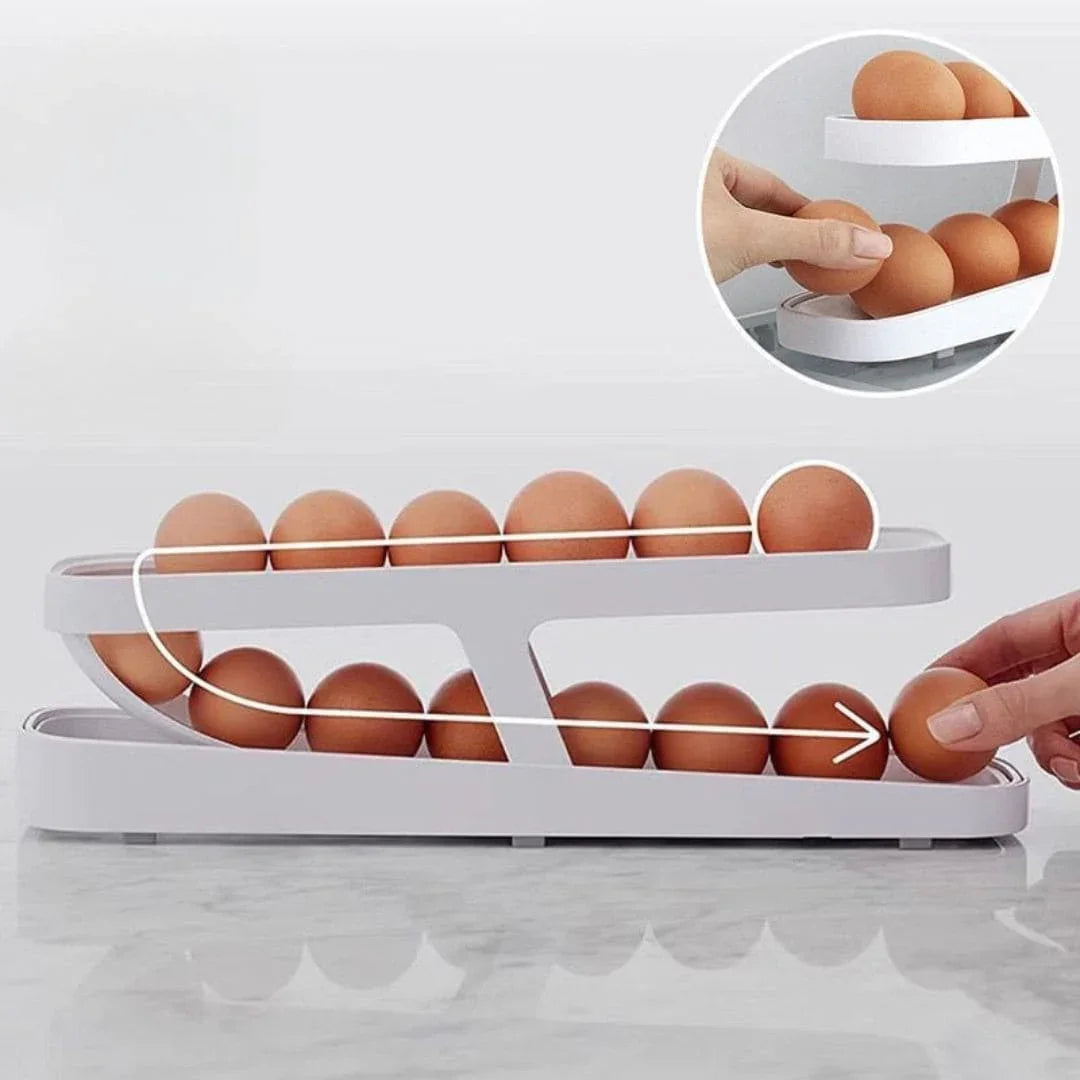 Porta Ovos de Rolagem Automática