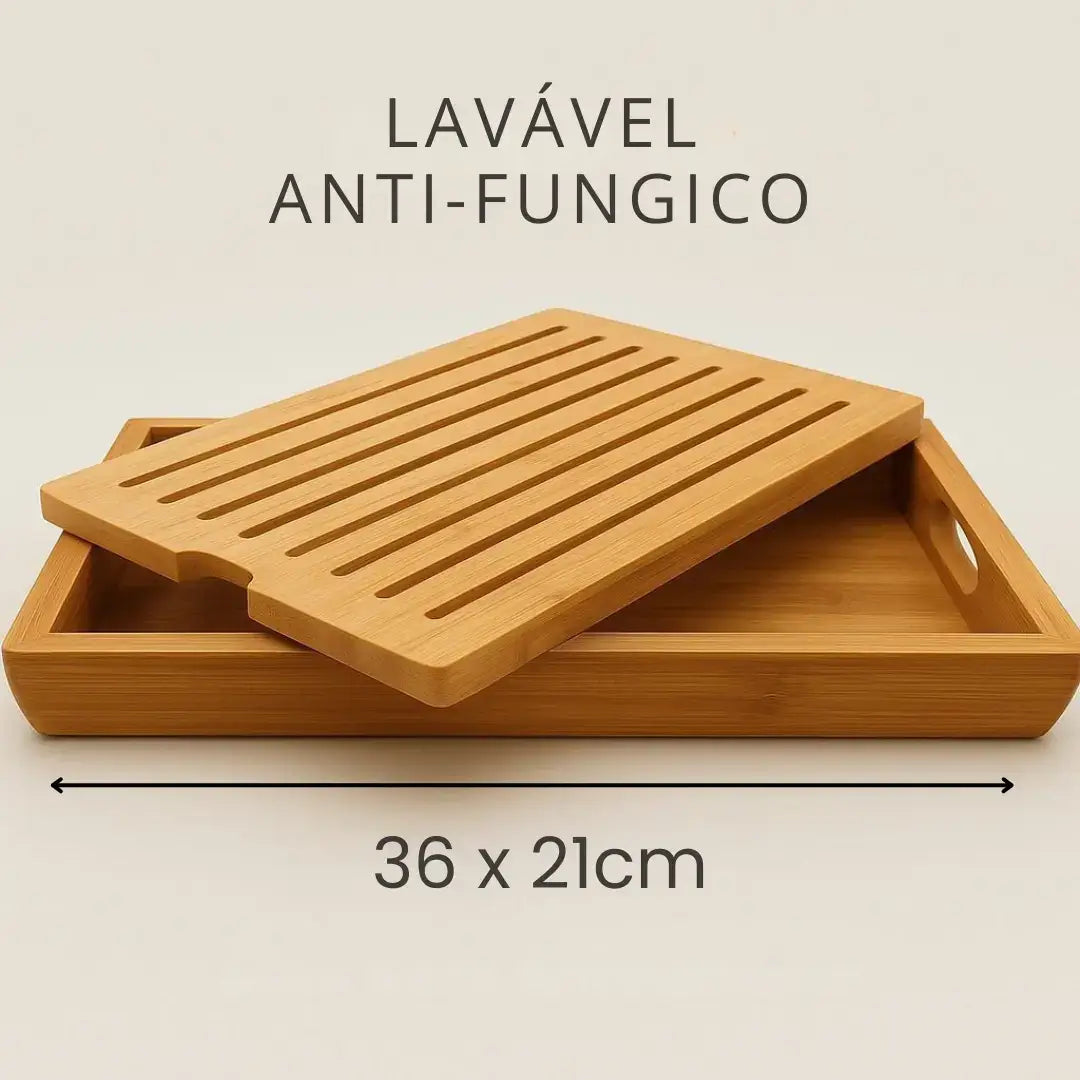 Tábua Migalheira em Bambu 2 em 1
