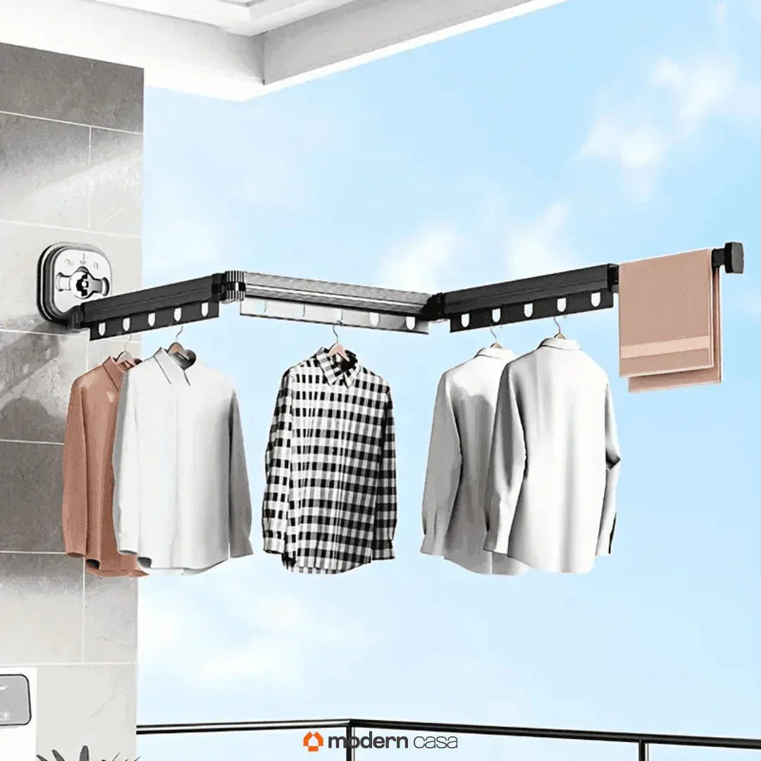 Varal Sem Perfuração Extensível Dobrável