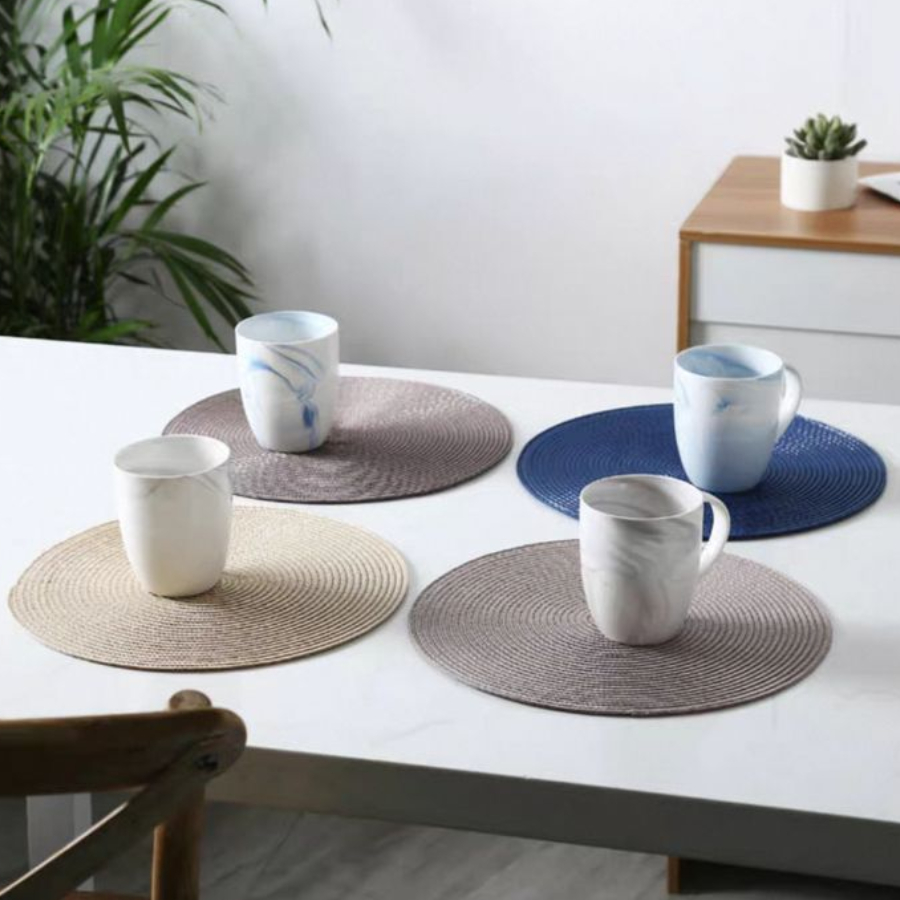 Jogo Americano Souplast Redondo Jantar Mesa Posta