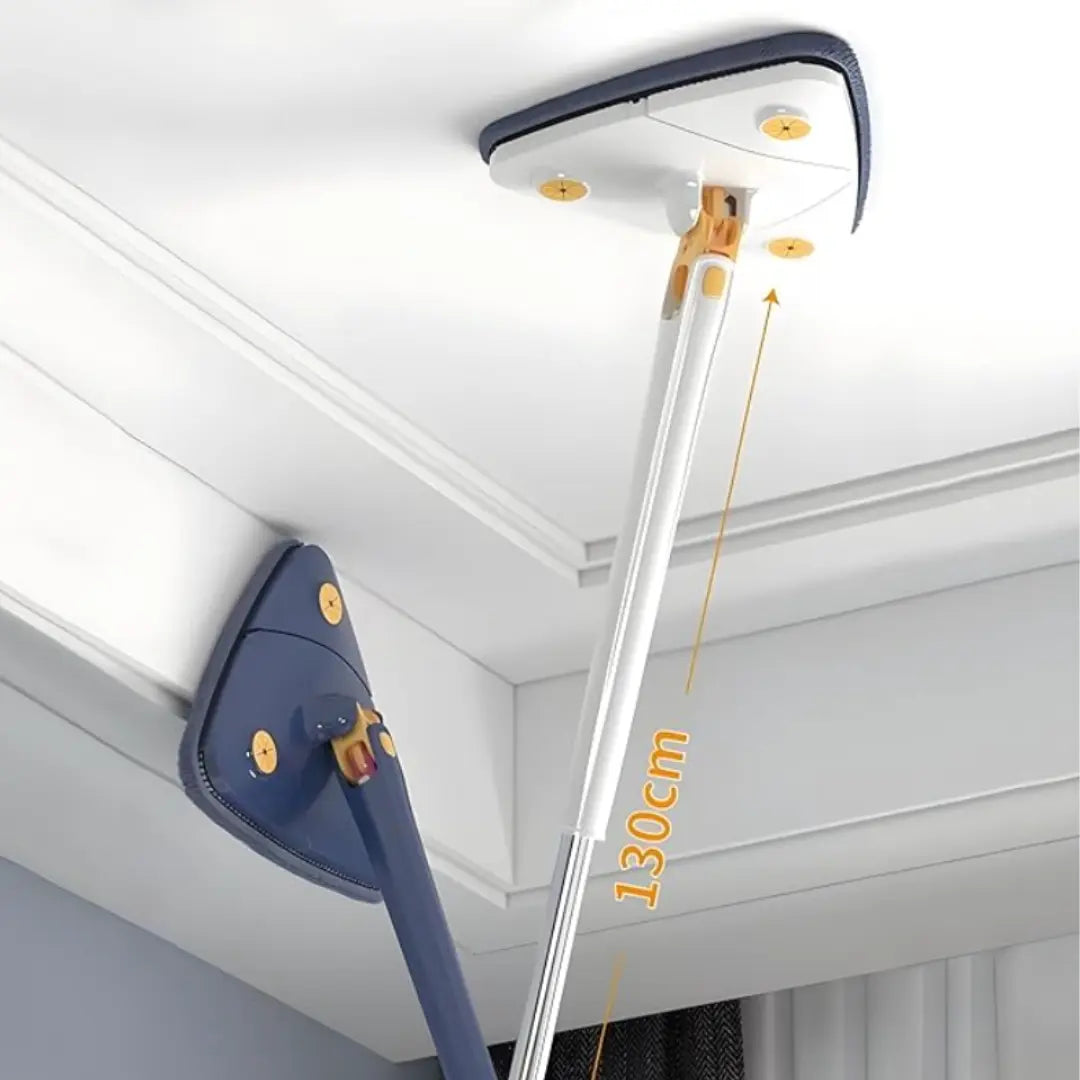 Mop de Limpeza Triangular 360° + Refil Grátis