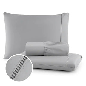 Jogo de Lençol 400 Fios Micro Percal Ponto Palito