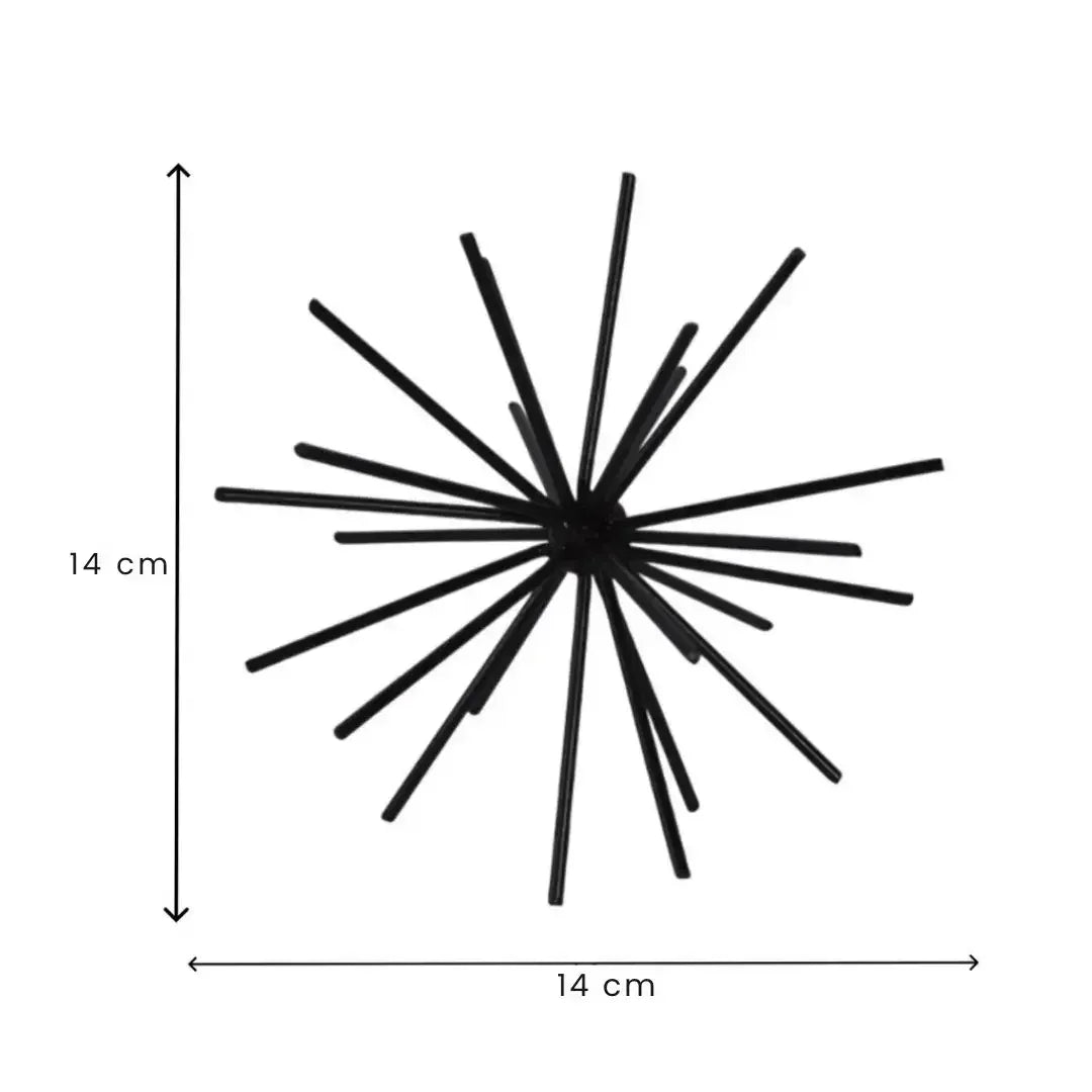 Escultura Ouriço do Mar em Metal