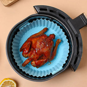 Forma de Silicone Reutilizável para AirFryer