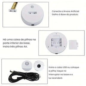 Árvore Bonsai LED Decorativa