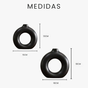 Kit 2 Vasos Redondos Donut