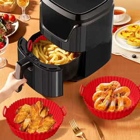 Forma de Silicone Reutilizável para AirFryer