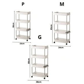 Carrinho Organizador Multiuso Com Rodinhas