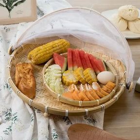 Cesto Porta Pães de Bambu