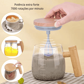 Copo Misturador de Bebidas Mixer em Vidro