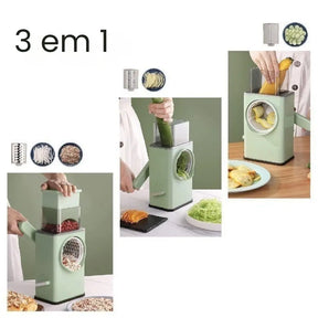 Cortador de Legumes Multifuncional 3 em 1
