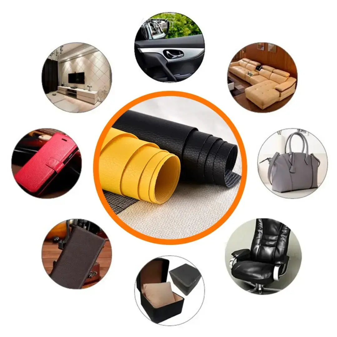 Couro Autoadesivo Ecológico para Revestimento e Reparo