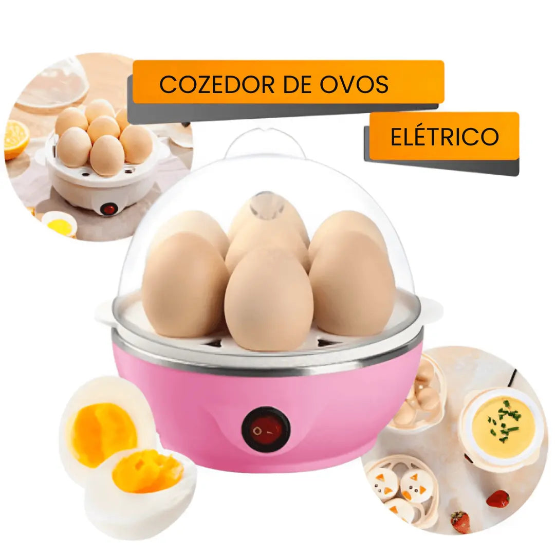 Cozedor Elétrico de Ovos e Legumes Multifuncional