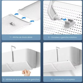 Defletor Direcionador de Ar para Split