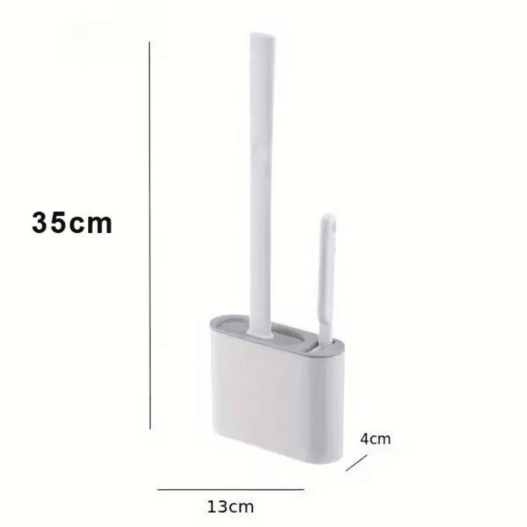 Escova de Limpeza Sanitária Silicone 2 em 1