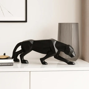 Escultura Decorativa Pantera Luxo