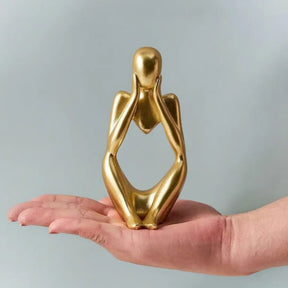 Escultura Trio Decorativo Pensador Abstrato