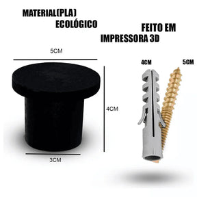 Espelho Redondo Adnet Couro Com Alça + Suporte 60cm