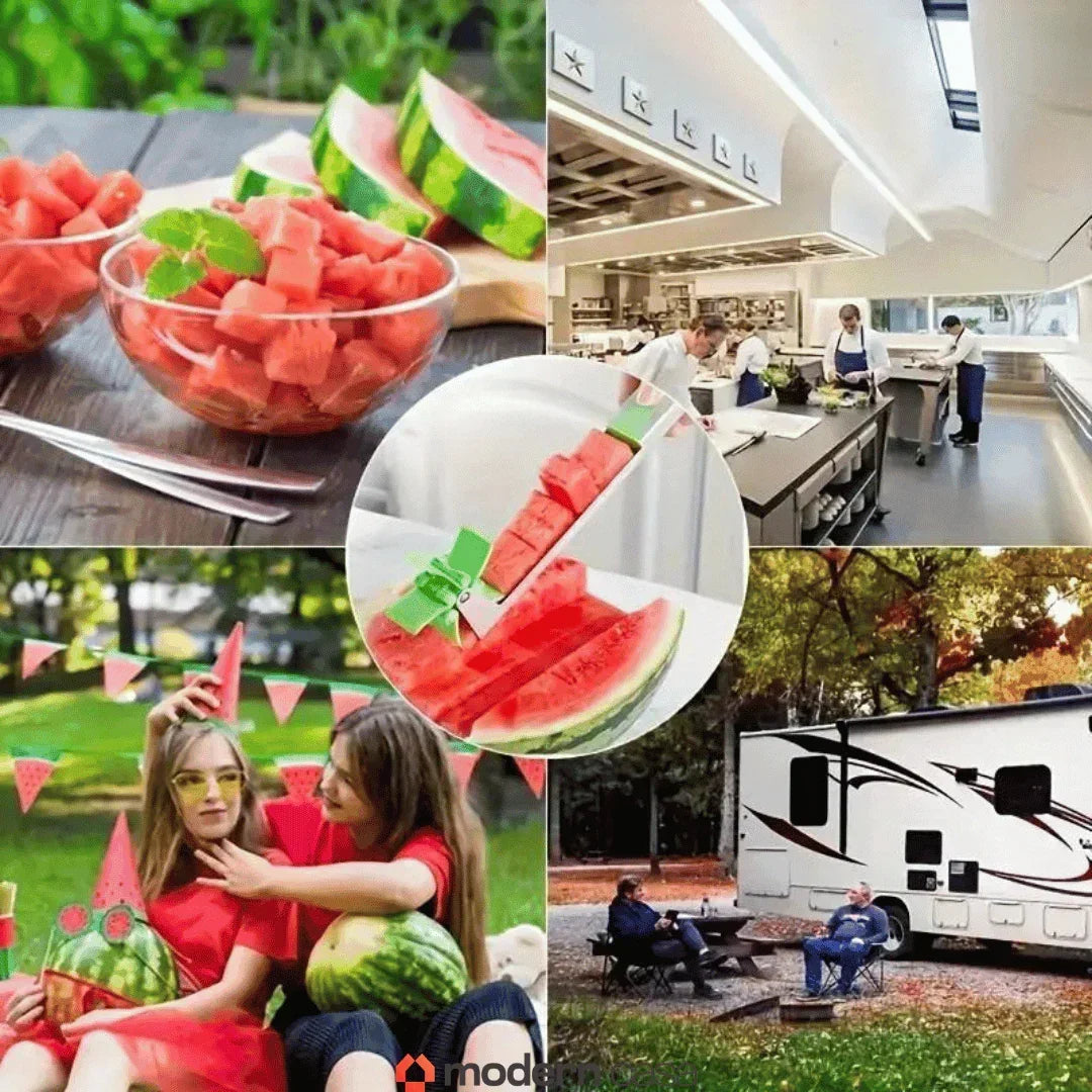 Fatiador E Cortador De Melancia Em Cubos Inox