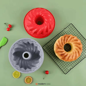 Forma Silicone Antiaderente Para Bolos e Pudins