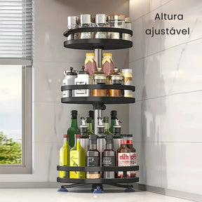 Organizador de Temperos e Condimentos Rotativo