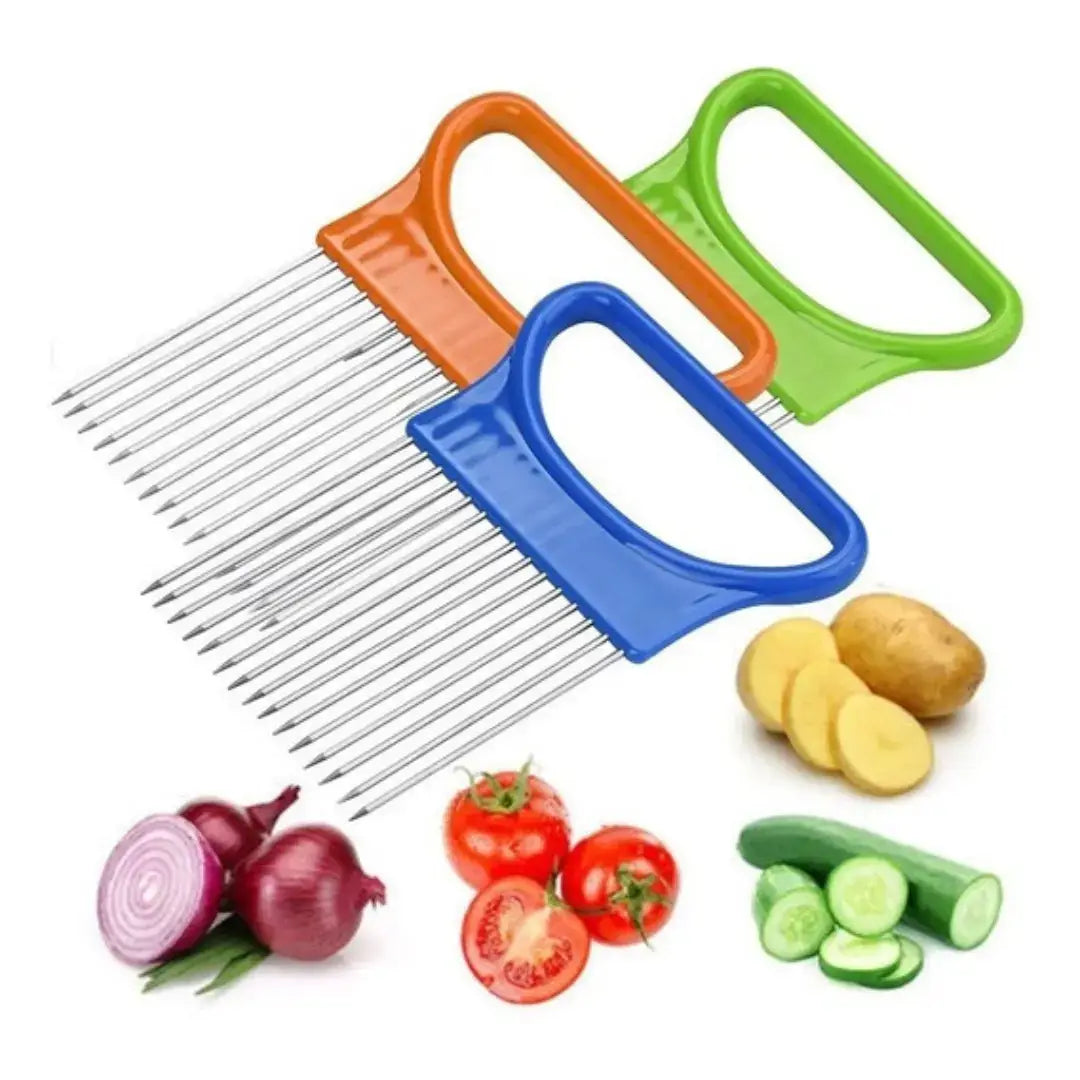 Suporte De Corte De Cebola Em Aço Inoxidável