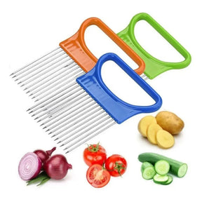 Suporte De Corte De Cebola Em Aço Inoxidável