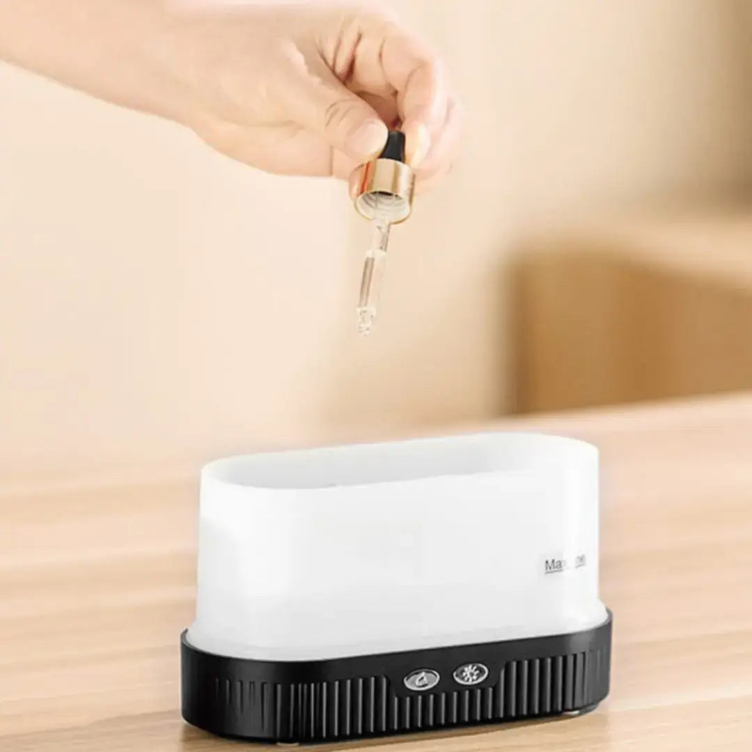 Umidificador Difusor de Aromas Lareira Aromaterapia