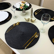 Jogo Americano Souplast Redondo Jantar Mesa Posta